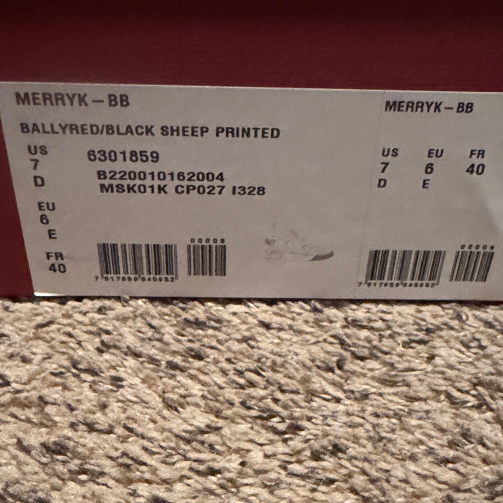 Bally Red and Black Men's Sneakers